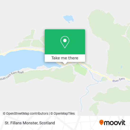 St. Fillans Monster map