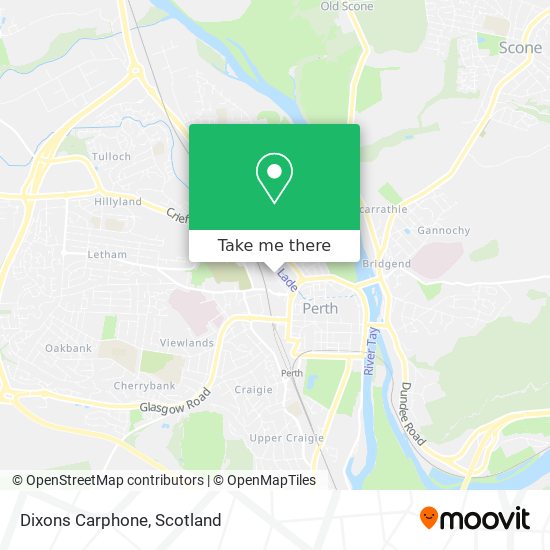 Dixons Carphone map