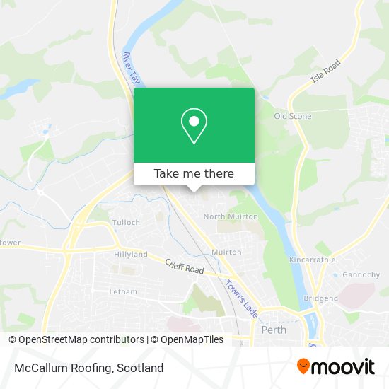 McCallum Roofing map