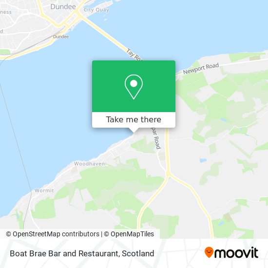 Boat Brae Bar and Restaurant map