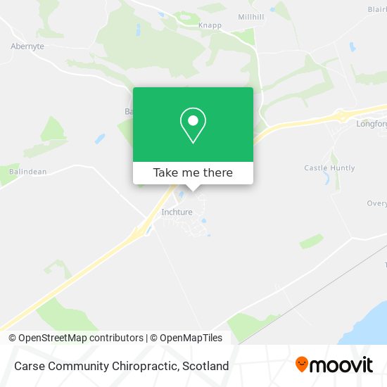 Carse Community Chiropractic map