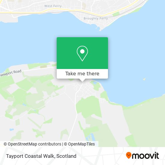 Tayport Coastal Walk map