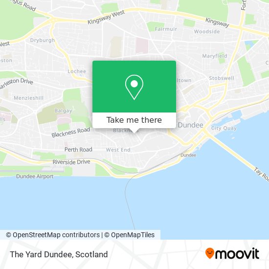 The Yard Dundee map