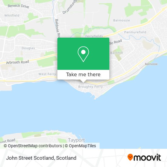 John Street Scotland map
