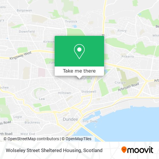 Wolseley Street Sheltered Housing map