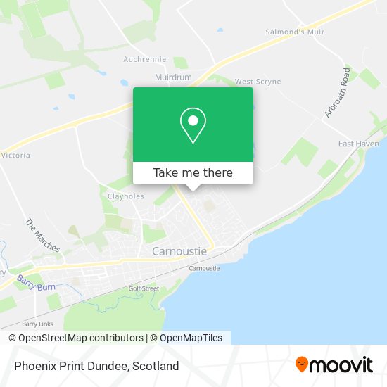 Phoenix Print Dundee map