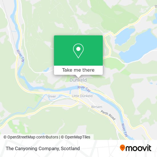 The Canyoning Company map