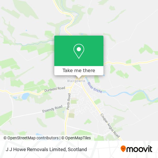 J J Howe Removals Limited map