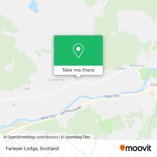 Farleyer Lodge map