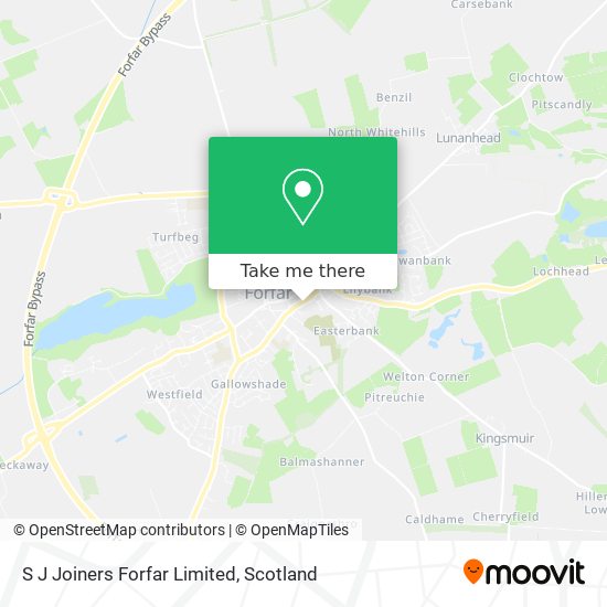 S J Joiners Forfar Limited map
