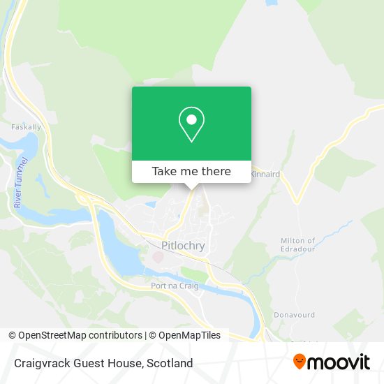 Craigvrack Guest House map