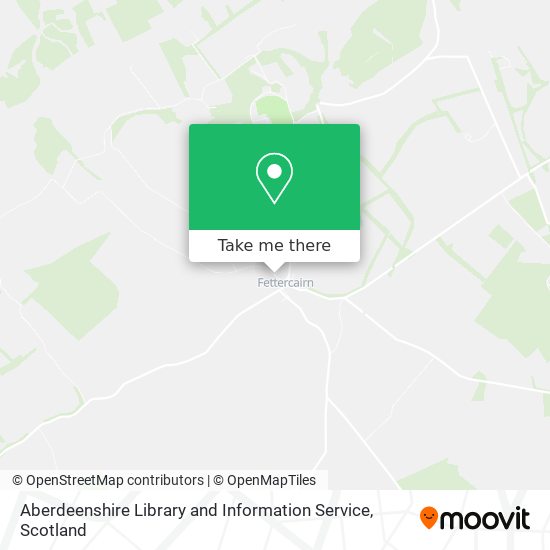 Aberdeenshire Library and Information Service map