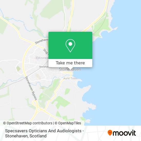 Specsavers Opticians And Audiologists - Stonehaven map