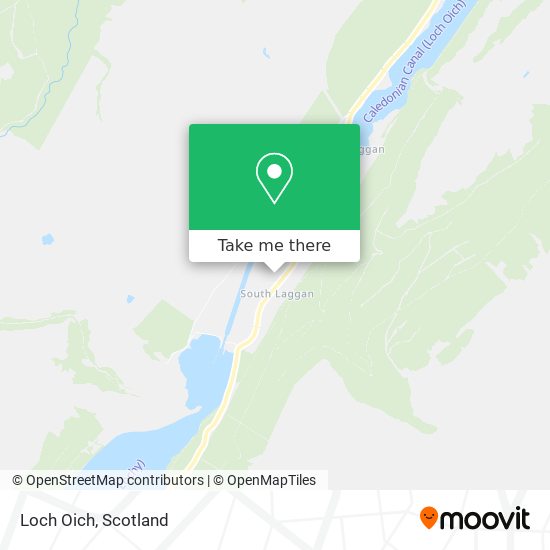 Loch Oich map