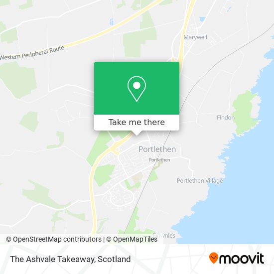 The Ashvale Takeaway map