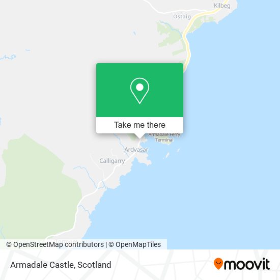 Armadale Castle map