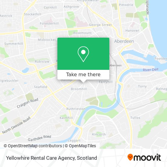 Yellowhire Rental Care Agency map