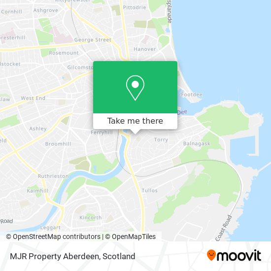 MJR Property Aberdeen map