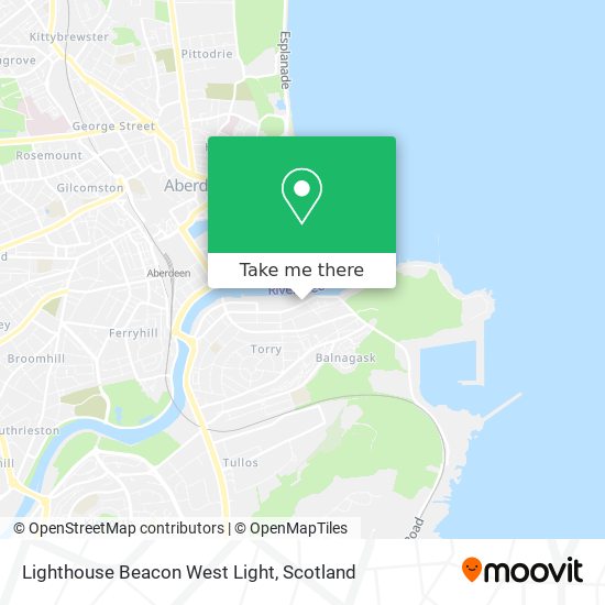 Lighthouse Beacon West Light map