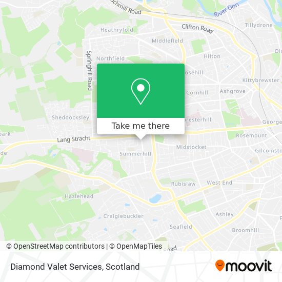 Diamond Valet Services map