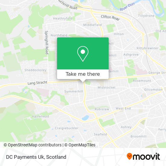 DC Payments Uk map