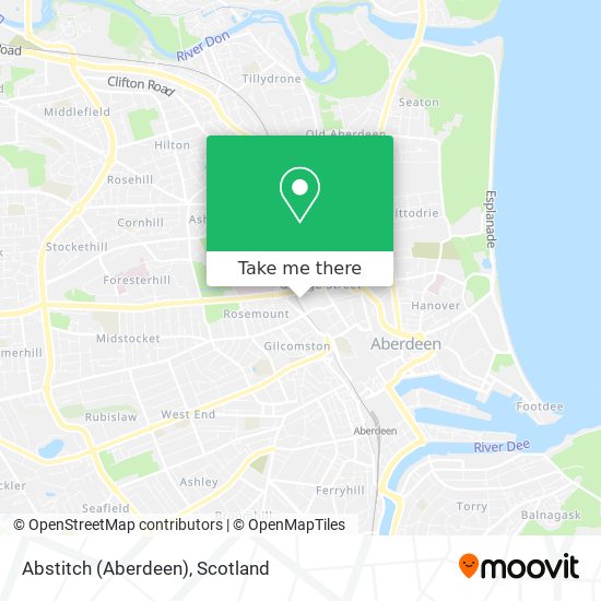 Abstitch (Aberdeen) map