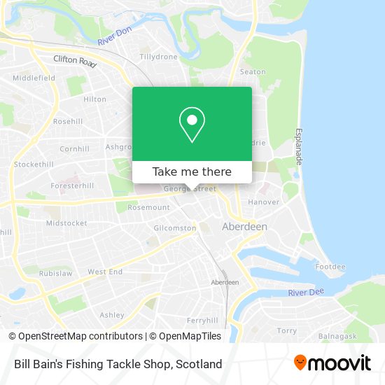 Bill Bain's Fishing Tackle Shop map