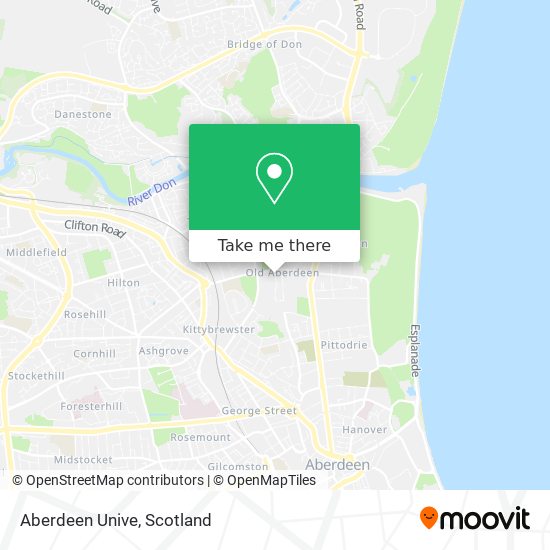 Aberdeen Unive map