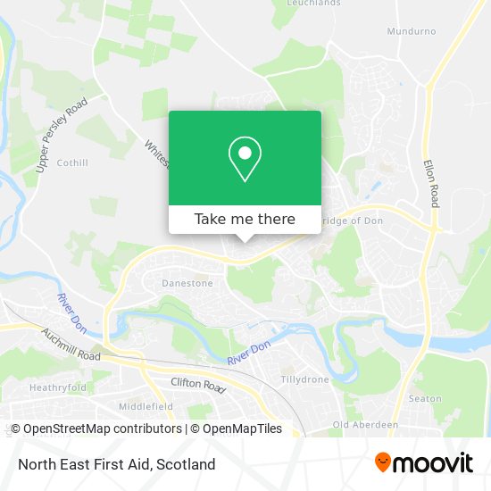 North East First Aid map