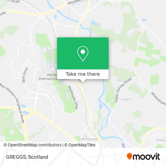 GREGGS map