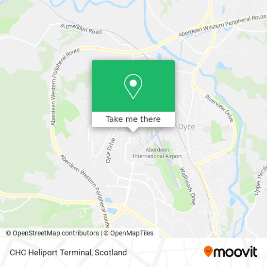 CHC Heliport Terminal map