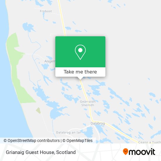 Grianaig Guest House map