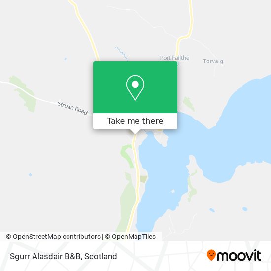 Sgurr Alasdair B&B map