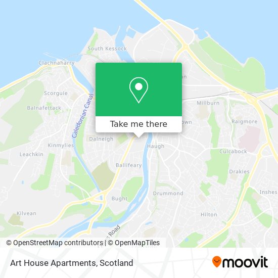 Art House Apartments map