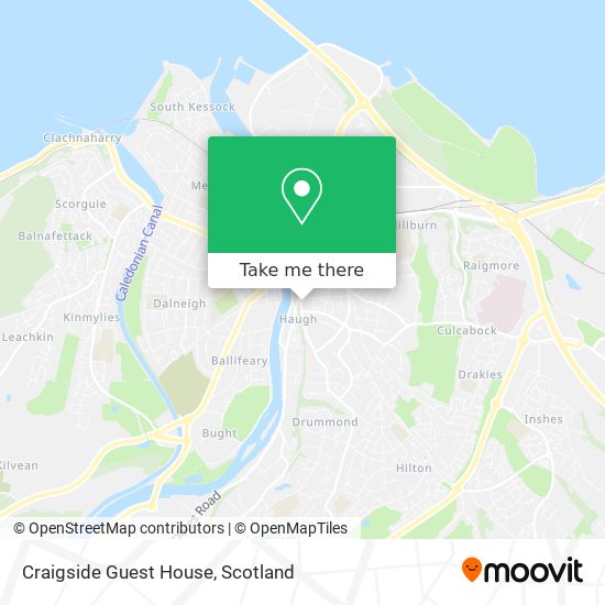 Craigside Guest House map