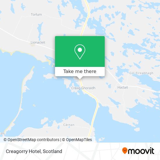 Creagorry Hotel map