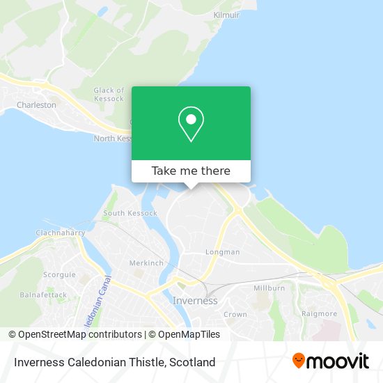 Inverness Caledonian Thistle map