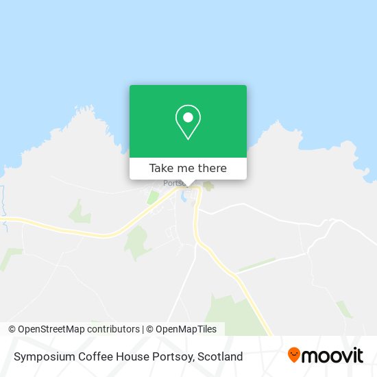 Symposium Coffee House Portsoy map