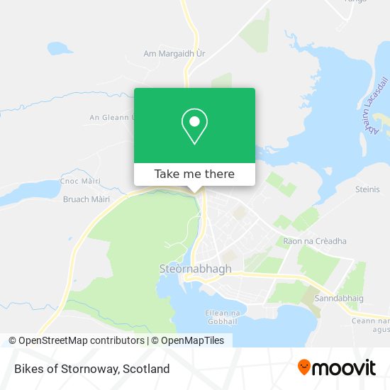 Bikes of Stornoway map