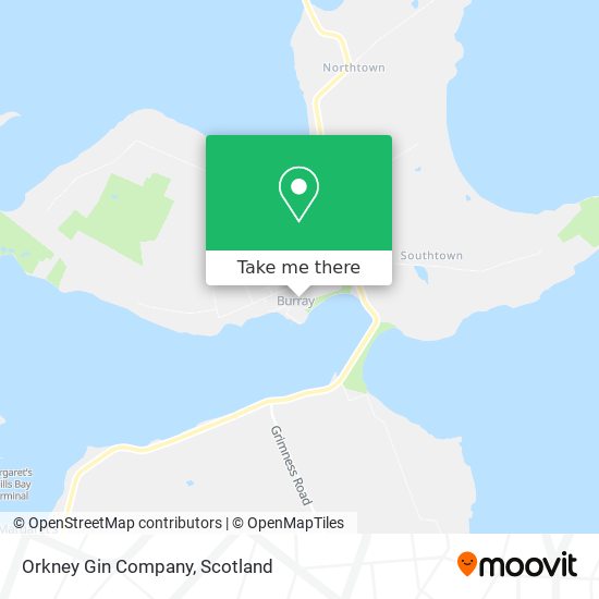 Orkney Gin Company map