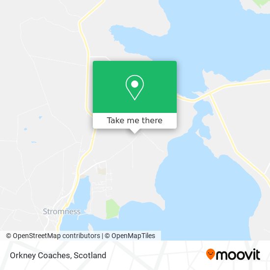 Orkney Coaches map