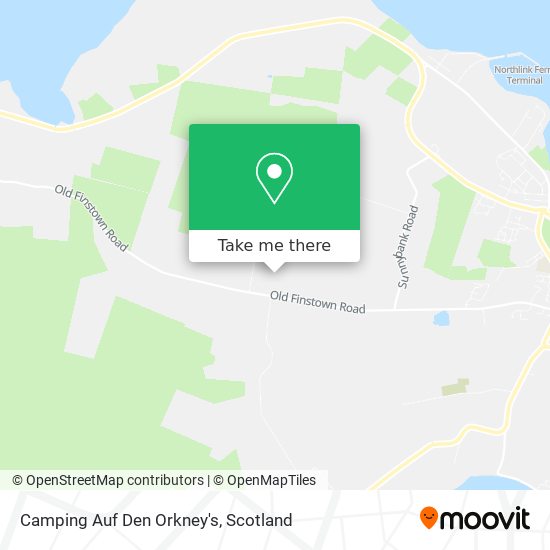 Camping Auf Den Orkney's map