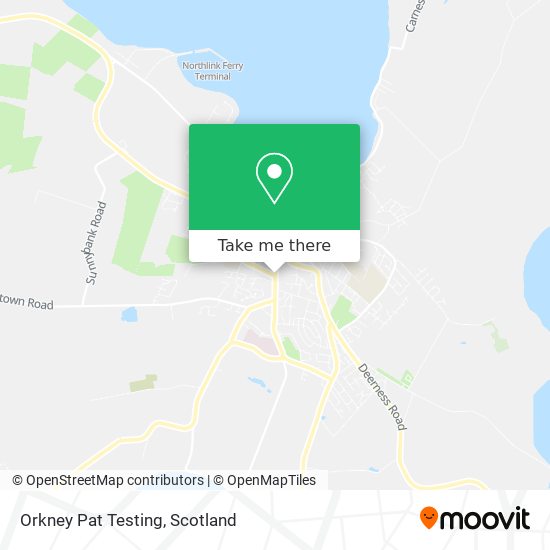 Orkney Pat Testing map