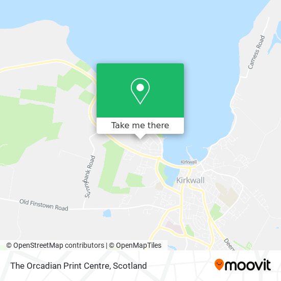 The Orcadian Print Centre map