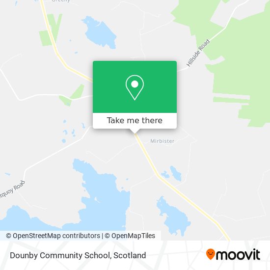 Dounby Community School map