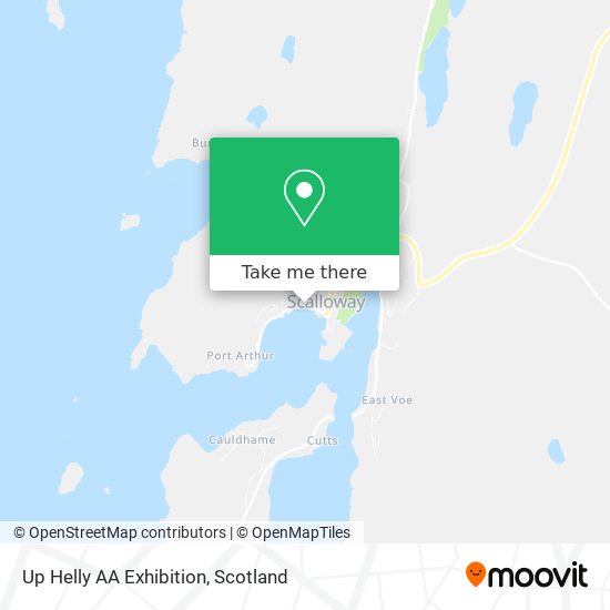 Up Helly AA Exhibition map