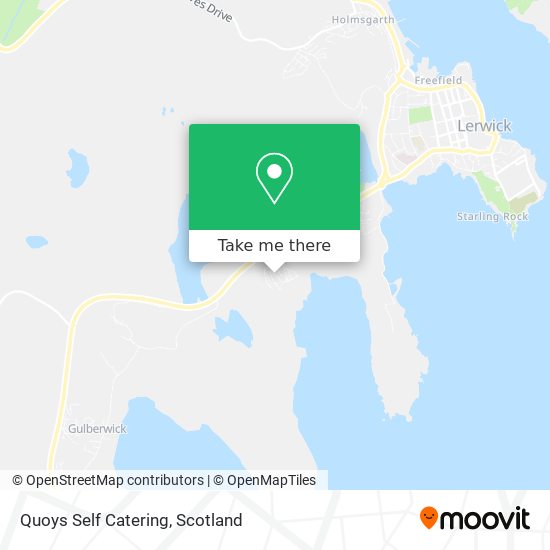 Quoys Self Catering map