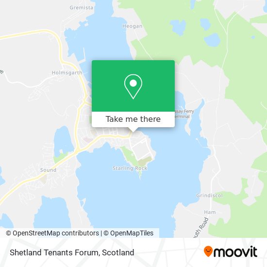 Shetland Tenants Forum map