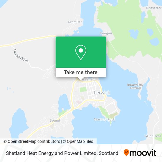 Shetland Heat Energy and Power Limited map