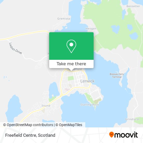 Freefield Centre map